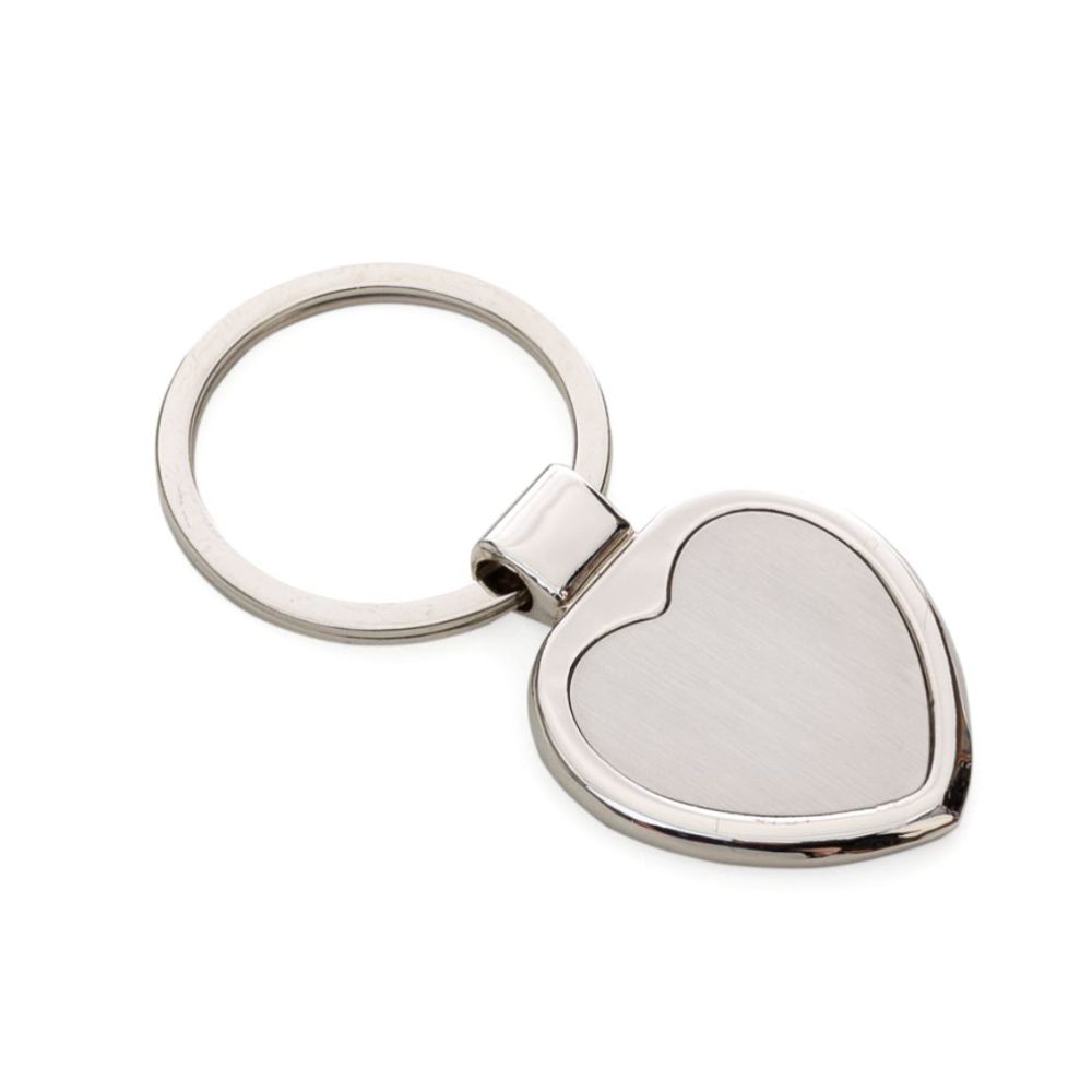 Chaveiro de metal em formato de coração personalizado para brindes promocionais