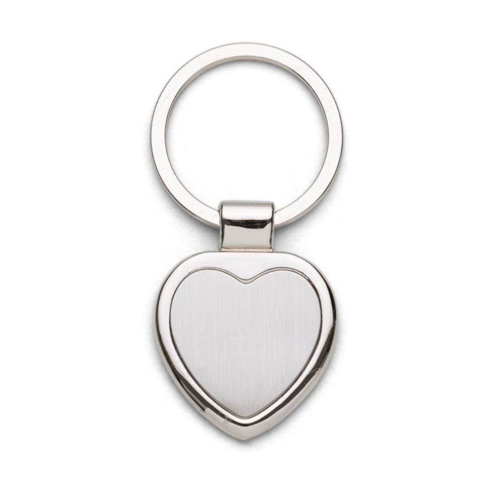 Chaveiro de metal em formato de coração personalizado para brindes promocionais