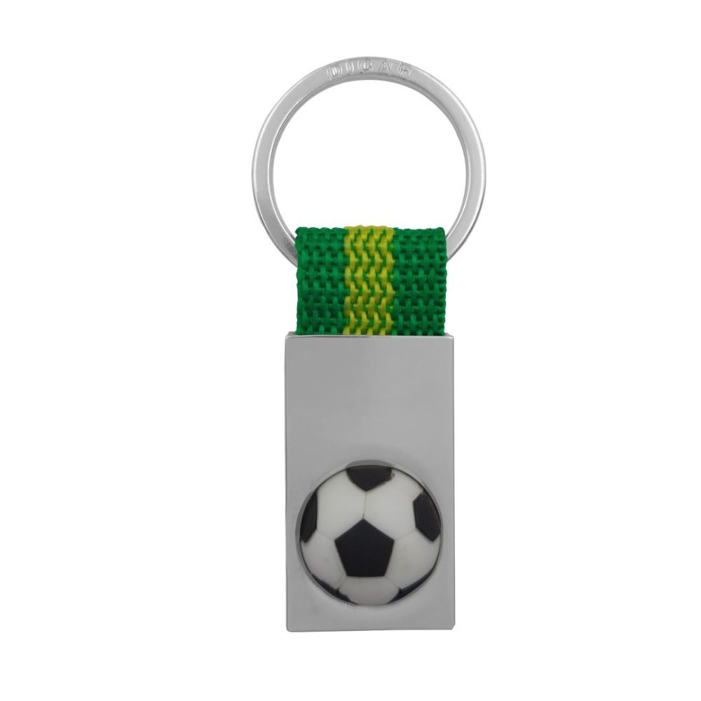 Chaveiro de metal em formato de bola personalizado para brindes promocionais