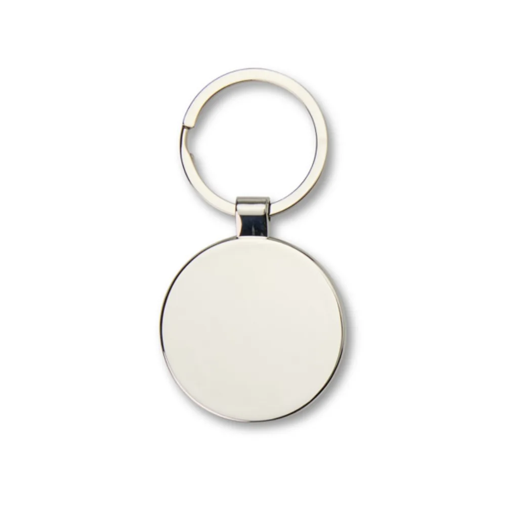 Chaveiro de metal e bambu personalizado para brindes promocionais