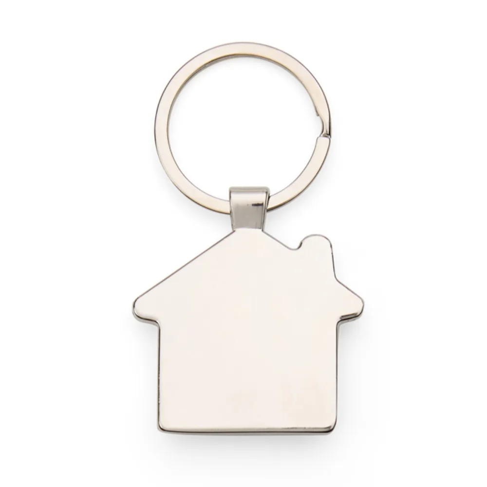 Chaveiro de metal e bambu personalizado para brindes promocionais