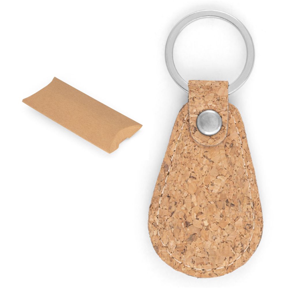 Chaveiro em Cortiça Personalizado para Brindes