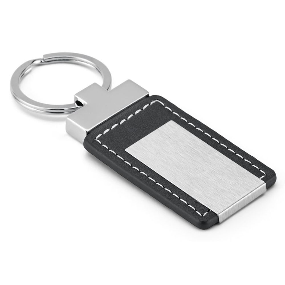 Chaveiro em Couro Sintético e Metal Personalizado para Brindes