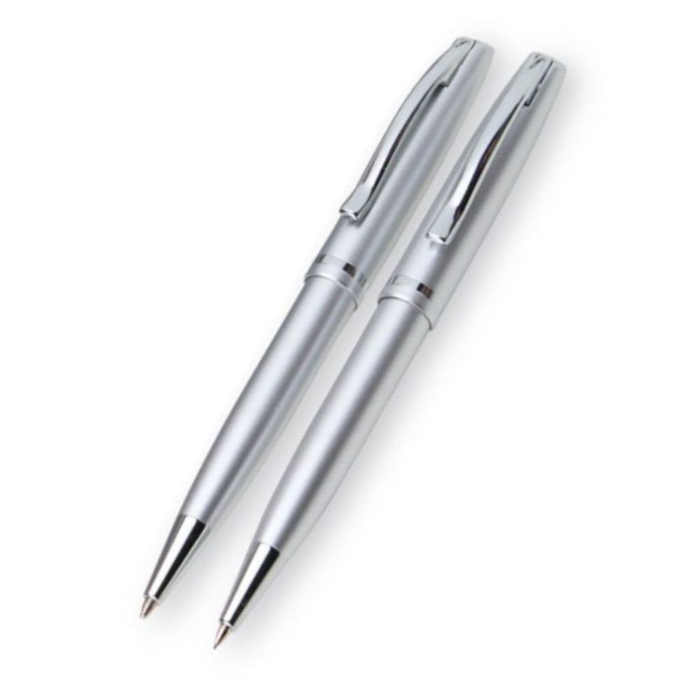Conjunto de caneta e lapiseira em metal personalizado para brindes corporativos