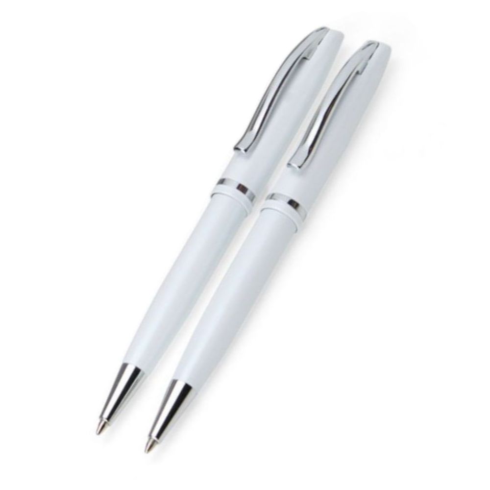 Conjunto de caneta e lapiseira em metal personalizado para brindes corporativos