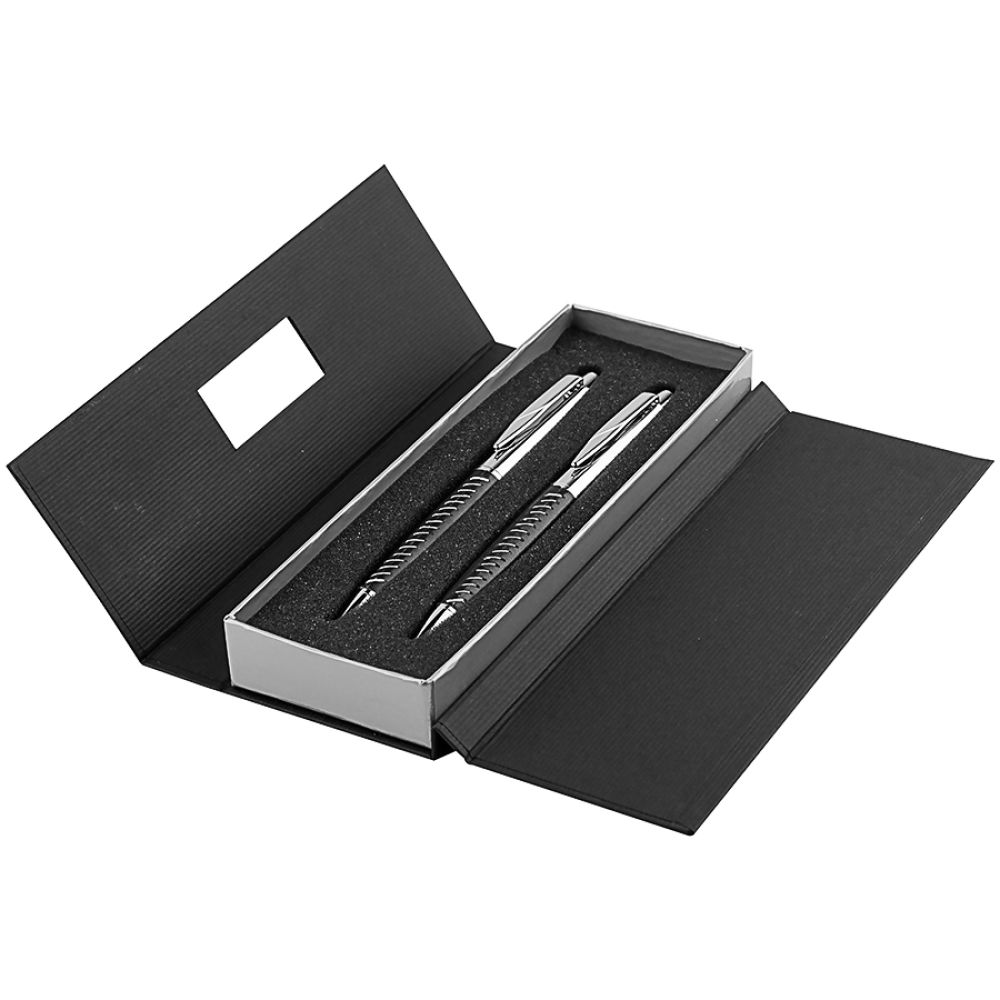 Conjunto de caneta e lapiseira personalizado para brindes promocionais