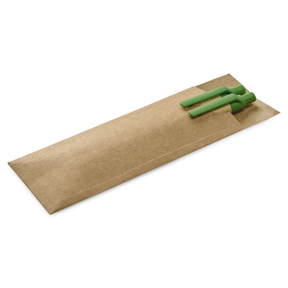 Conjunto de caneta e lapiseira personalizada para brindes promocionais