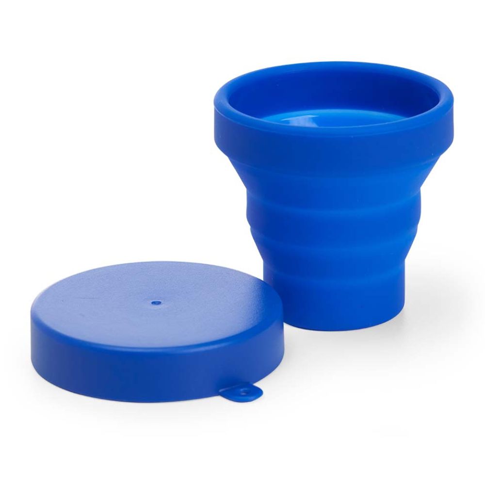 Copo dobrável de silicone personalizado para brindes promocionais