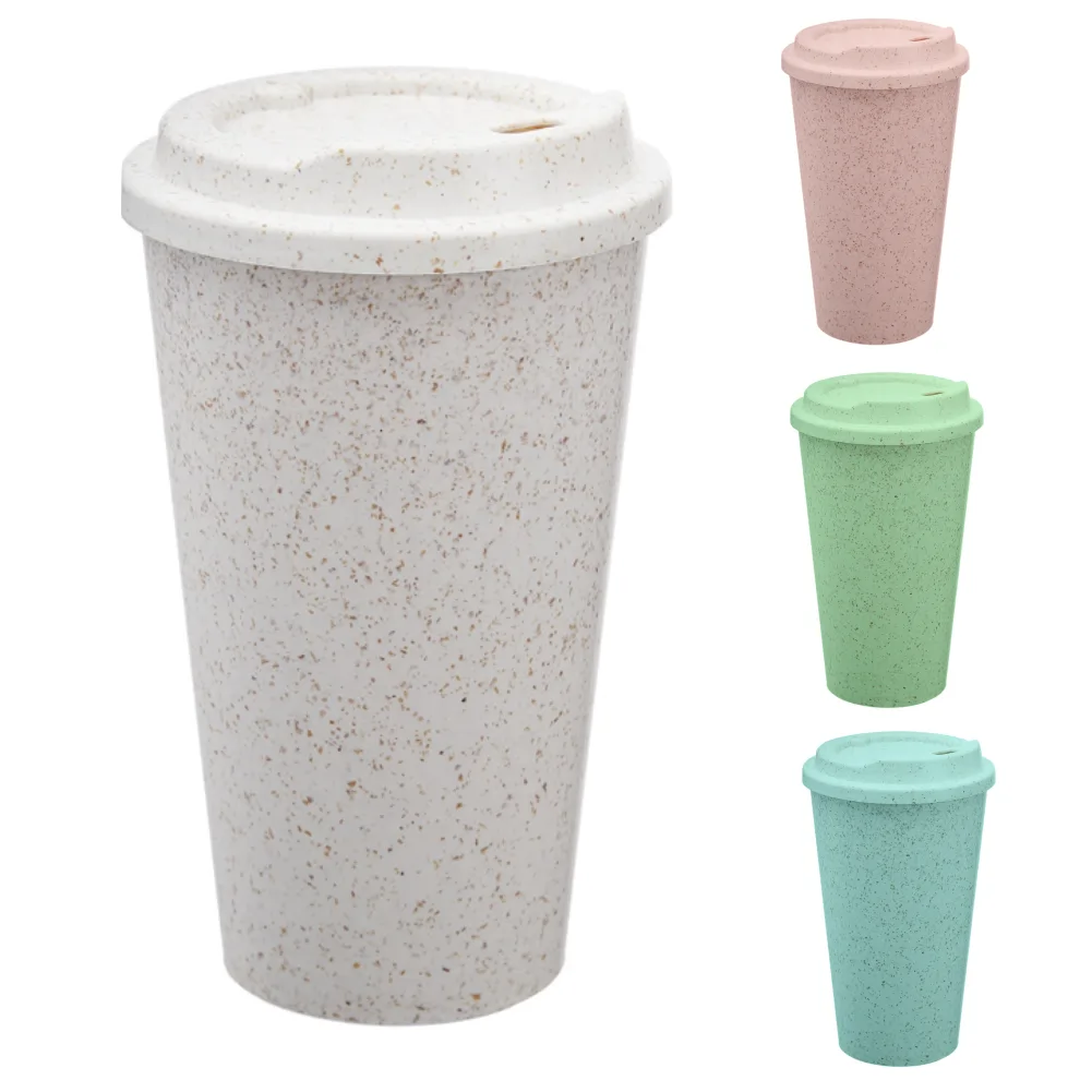 Copo Fibra de Arroz 550ml Personalizados