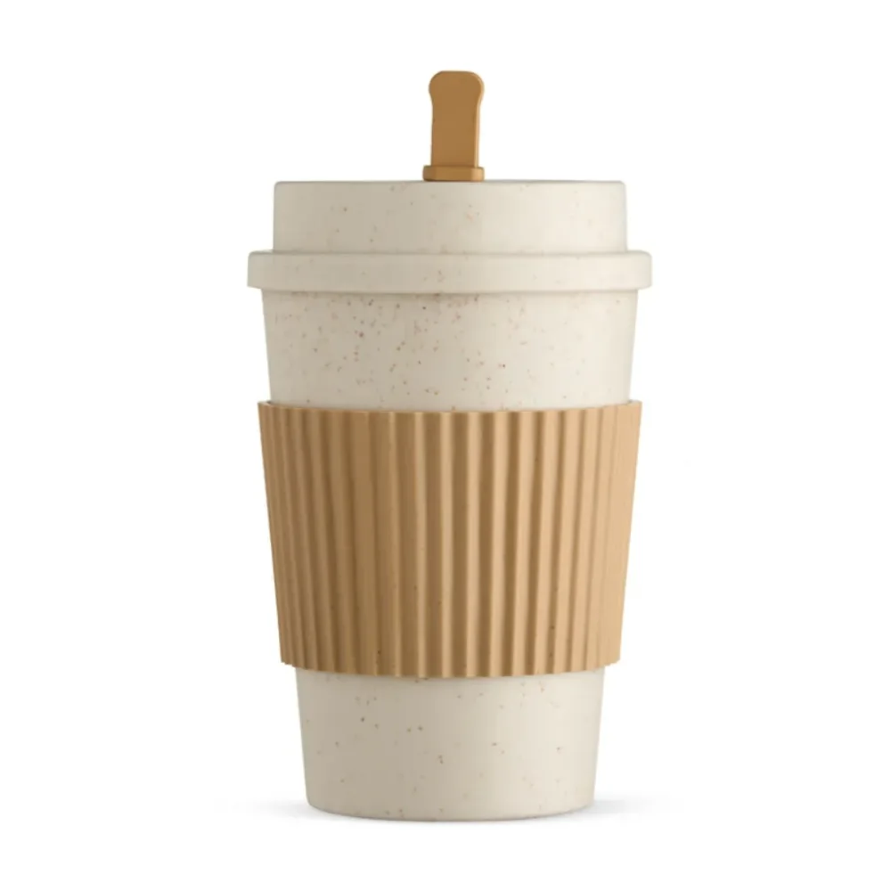 Copo em fibra de trigo personalizado para brindes promocionais