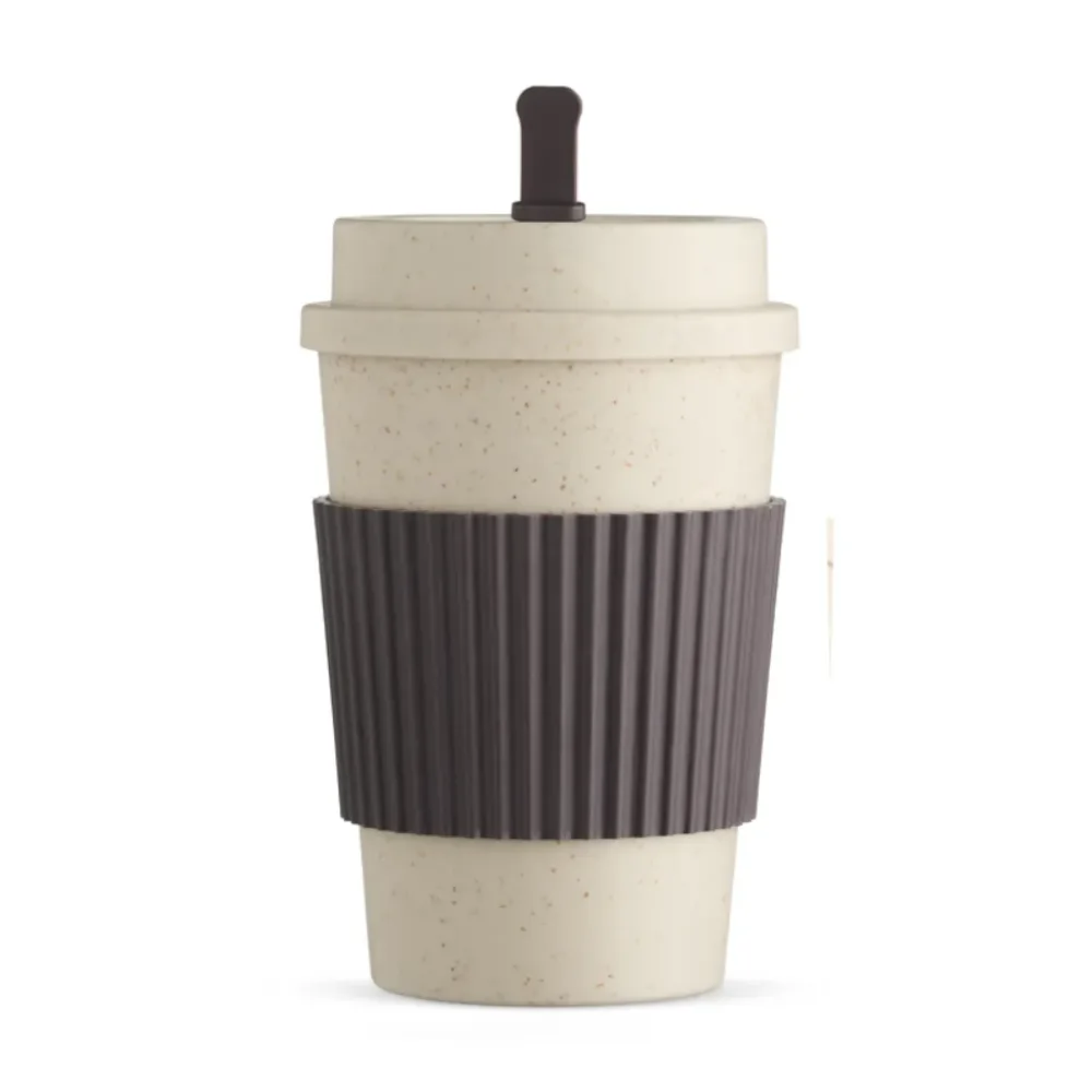 Copo em fibra de trigo personalizado para brindes promocionais