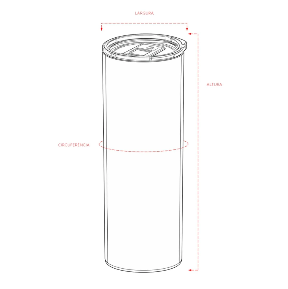Copo Térmico 600ml Personalizado