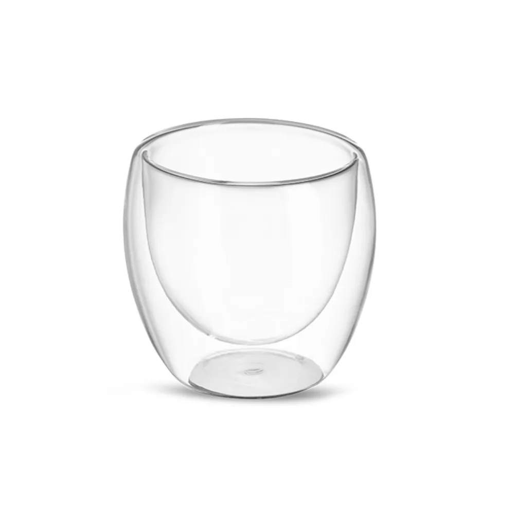 Copo Vidro Parede Dupla 160ml para Brindes