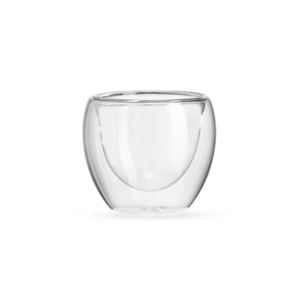 Copo Vidro Parede Dupla 80ml Personalizado