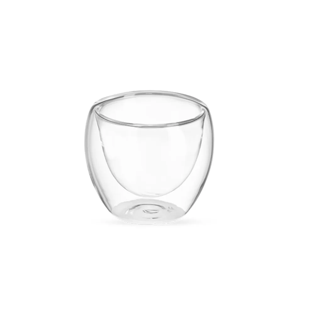 Copo Vidro Parede Dupla 80ml Personalizado