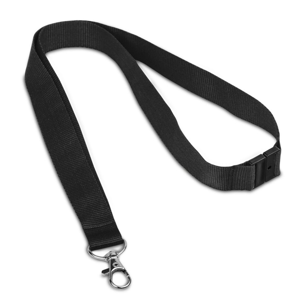 Cordão para Crachá Preto de Pescoço para Brindes Personalizados