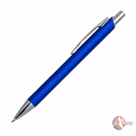 Caneta de Alumínio Personalizada para Brindes Azul