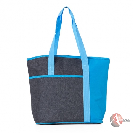 Bolsa Térmica 15 Litros para Brindes Promocionais Azul Claro