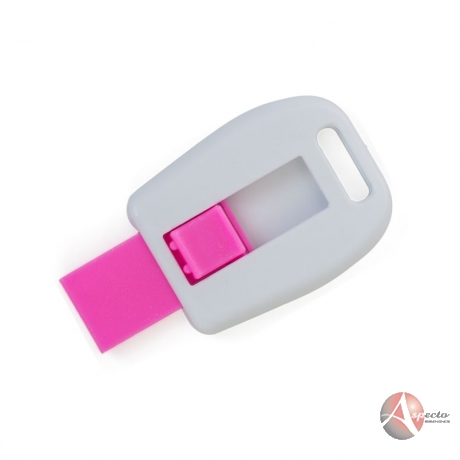 Pen drive Retrátil para Brindes Promocionais Rosa