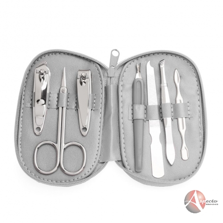 Kit Manicure para Brindes Personalizados Prata