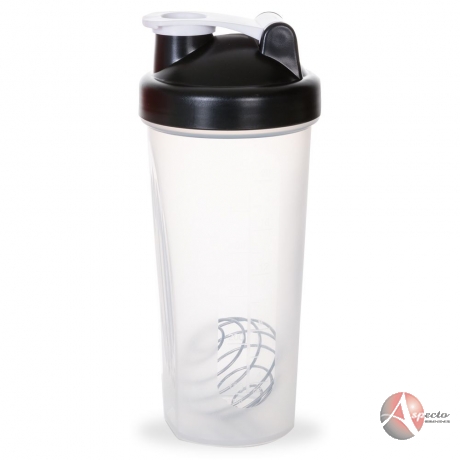 Coqueteleira Shake 600ml para Brindes Preto