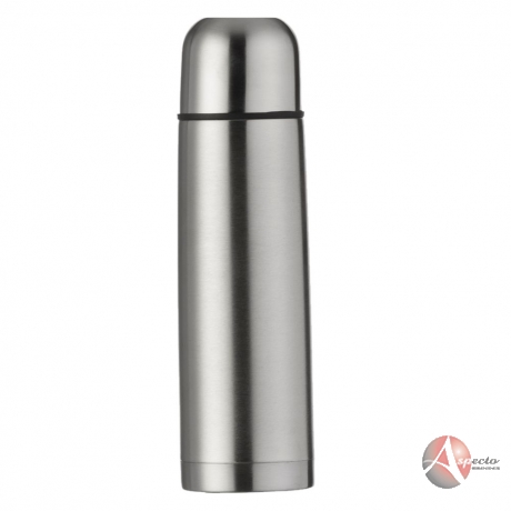 Garrafa Térmica 750 Ml de Inox Personalizada Prata