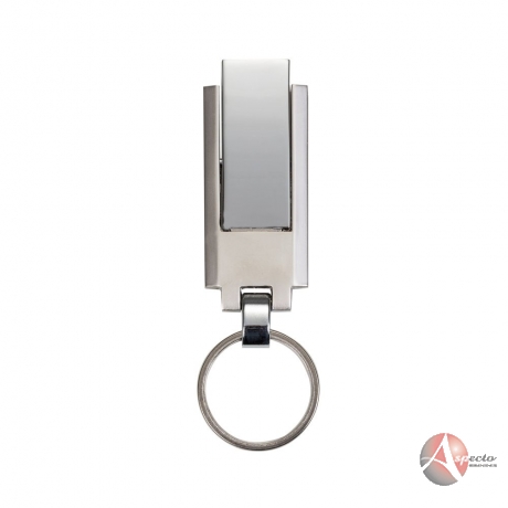 Pen Drive Chaveiro de Metal Personalizado Prata