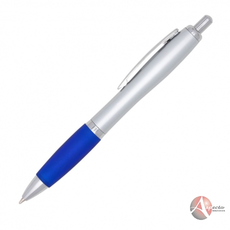 Caneta Plástica Personalizada para Brindes Azul