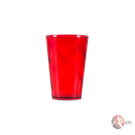 Copo Acrílico 500ml para Brindes Promocionais Vermelho