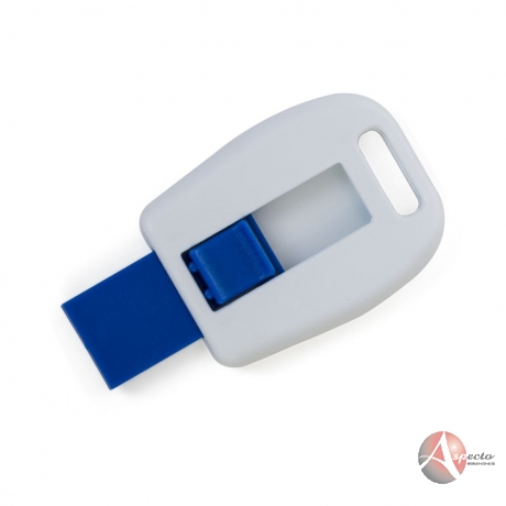 Pen drive Retrátil para Brindes Promocionais Azul