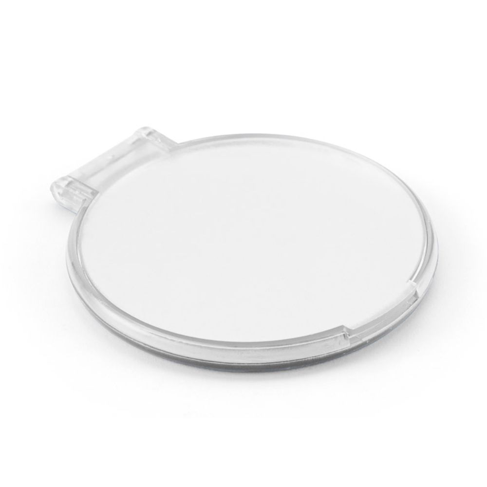 Espelho de Bolso Branco Personalizado para Brindes