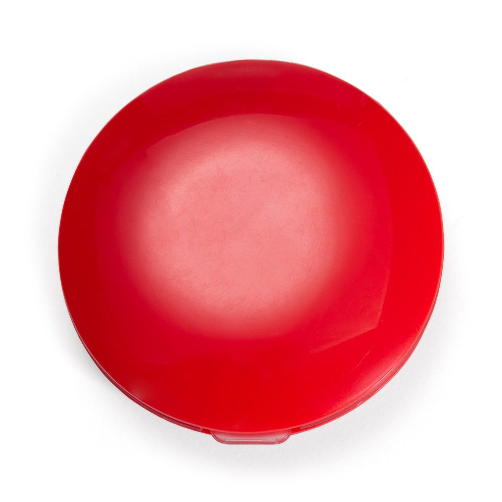 Espelho de Plástico com Luz Vermelho para Brindes Corporativos