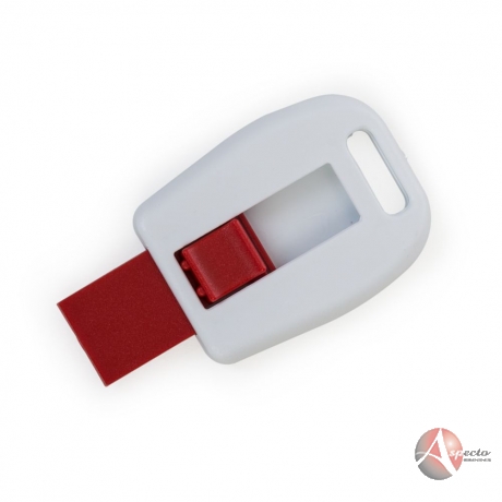 Pen drive Retrátil para Brindes Promocionais Vermelho