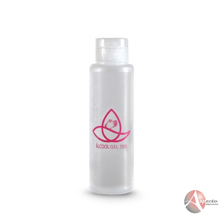 Álcool Gel 70% antisséptico 100ml para Brindes