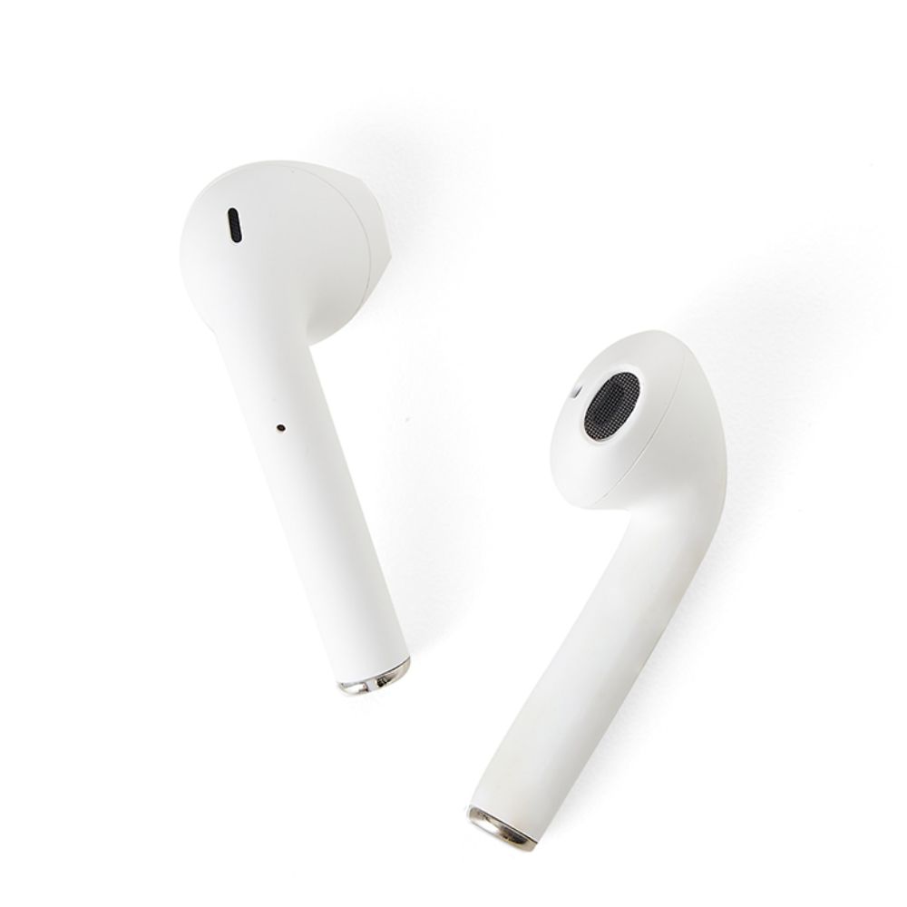 Fone de Ouvido Bluetooth Touch com Case Carregador Brilhante Branco