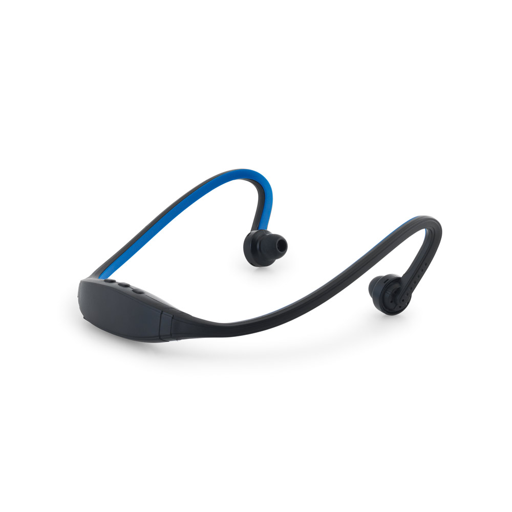 Fone de Ouvido com Transmissão por Bluetooth Azul