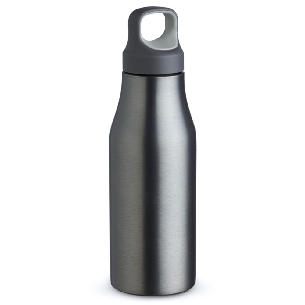 Garrafa Inox Cinza 650ml Promocional para Brindes