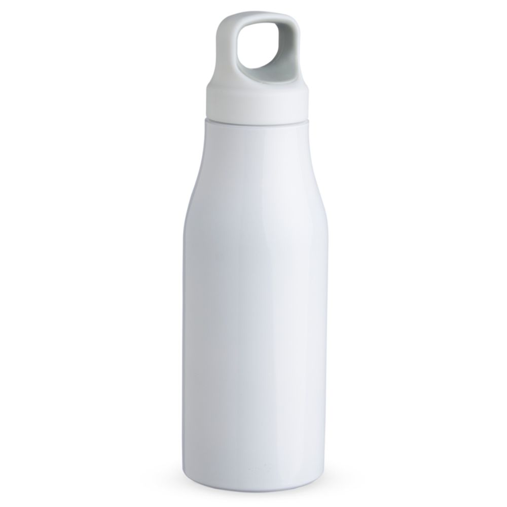 Garrafa Inox Branca 650ml Promocional para Brindes