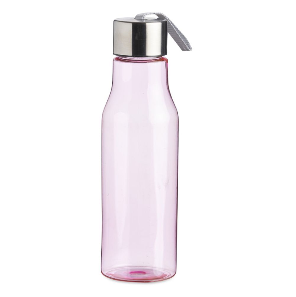 Garrafa Plástica 600ml Rosa para Brindes Promocionais