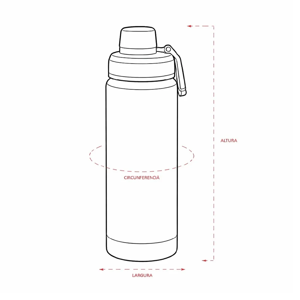 Garrafa Térmica 600ml Personalizada