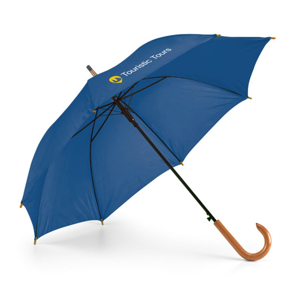 Guarda-chuva de Poliéster Azul para Brindes Personalizados