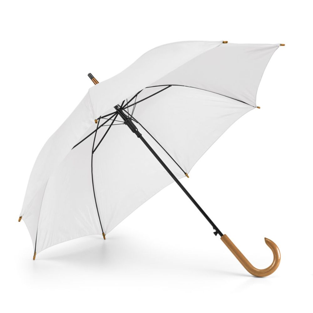 Guarda-chuva de Poliéster Branco para Brindes Personalizados