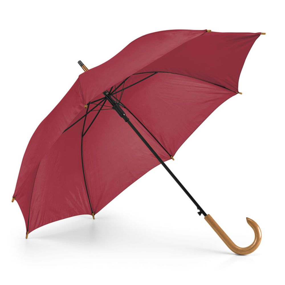 Guarda-chuva de Poliéster Bordo para Brindes Personalizados
