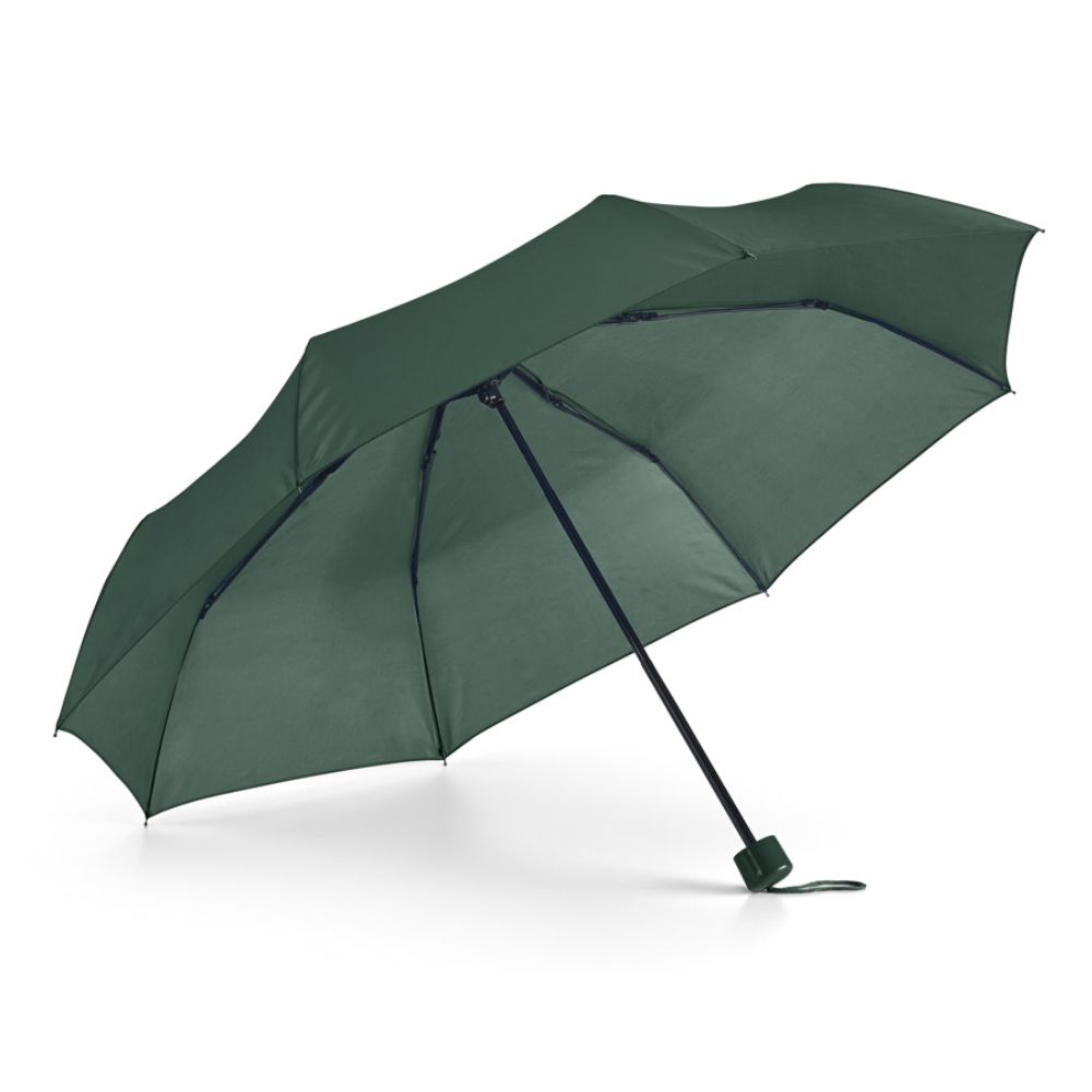 Guarda-chuva Dobrável em 3 Seções Verde para Brindes Personalizados