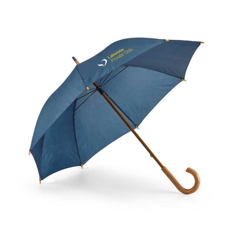 Guarda-chuva Azul em Poliéster para Brindes Promocionais