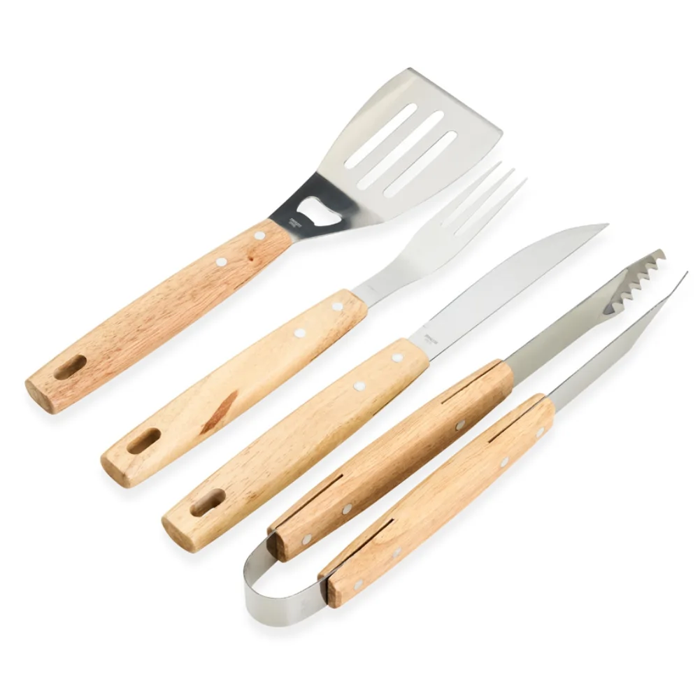Kit Churrasco 4 Peças para Brindes