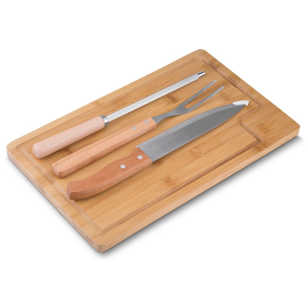 Kit Churrasco 4 peças para Brindes Personalizados