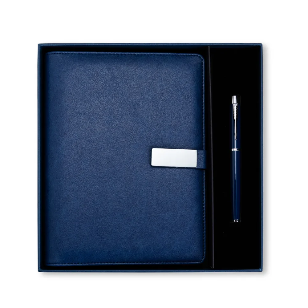 Kit Executivo Bloco e Caneta para Brindes