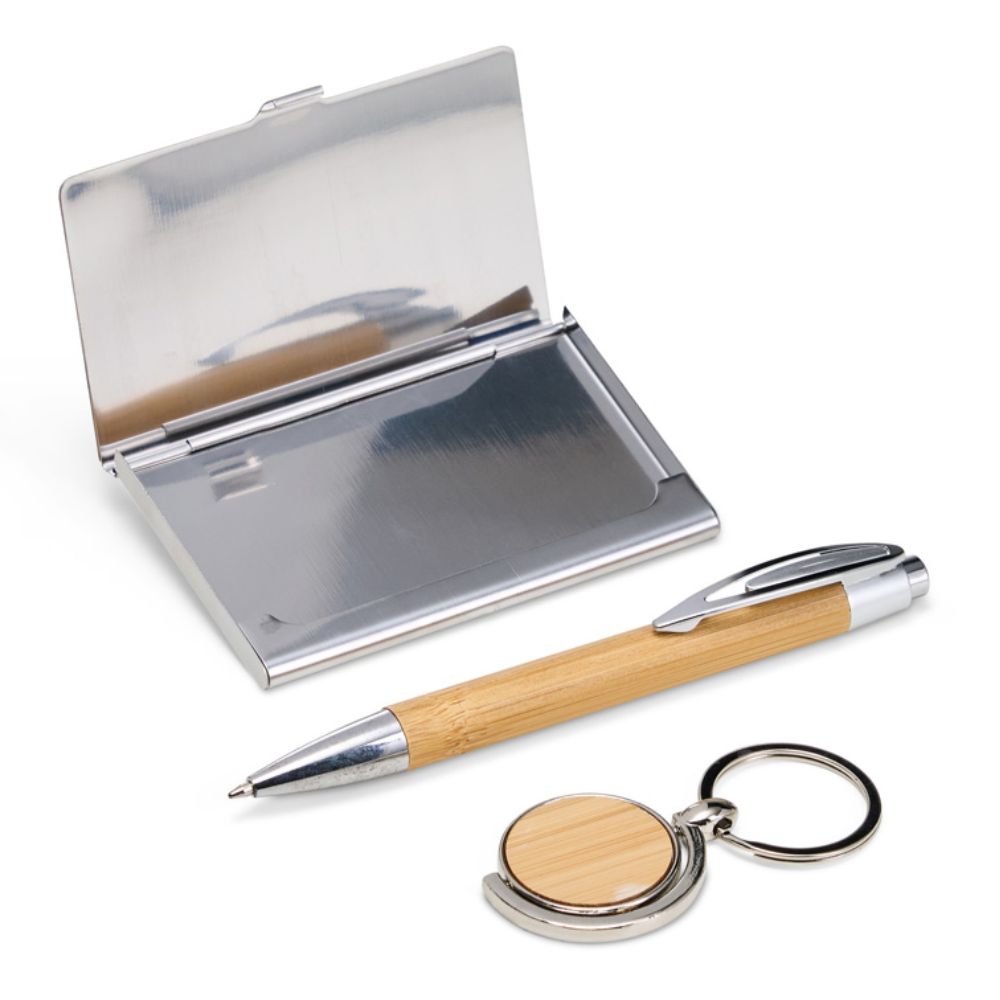 Kit executivo ecológico 3 Peças personalizado para brindes corporativos