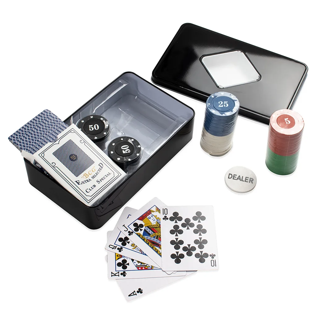 Kit Poker com 80 Fichas Personalizado para Brindes